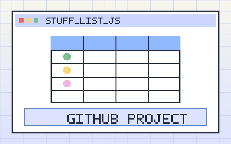 Превью GitHub-проекта stuff_list_js